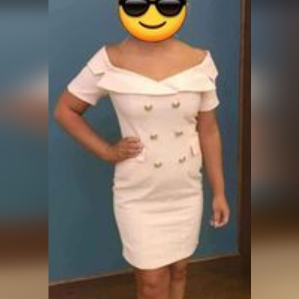 Sale Venus pink dress with gold hardware